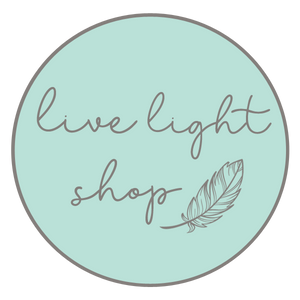 The Live Light Shop is your shop for gifts and handmade items that promote positivity, good vibes, and happy energy with some humor! Find items to help you live light and smile :)